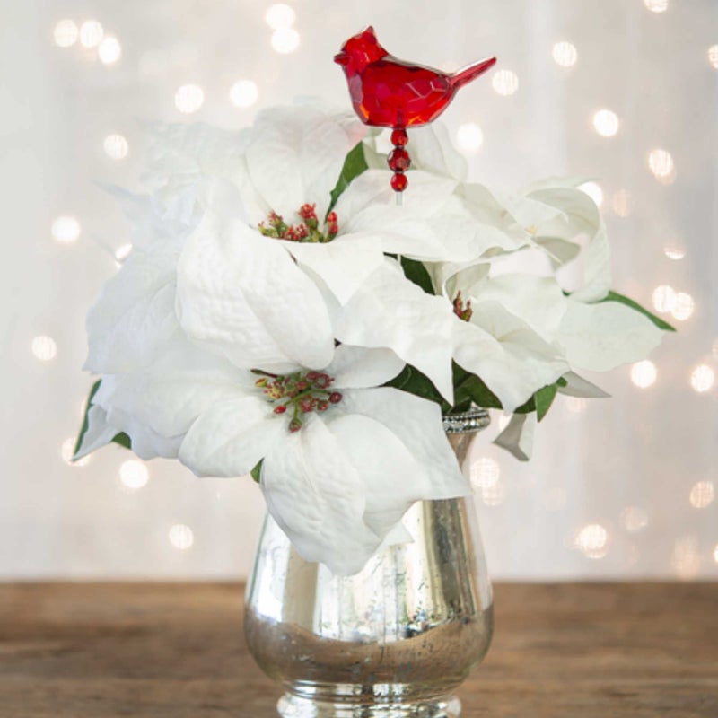 Ganz Cardinal of Comfort Floral Stake, 3" W x 12" L, Red - Image 3